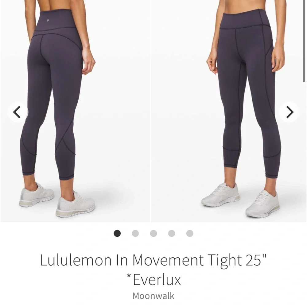 Lululemon In Movement Tight 25” *Everlux - Picture 5 of 5